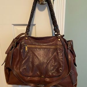Gryson leather satchel